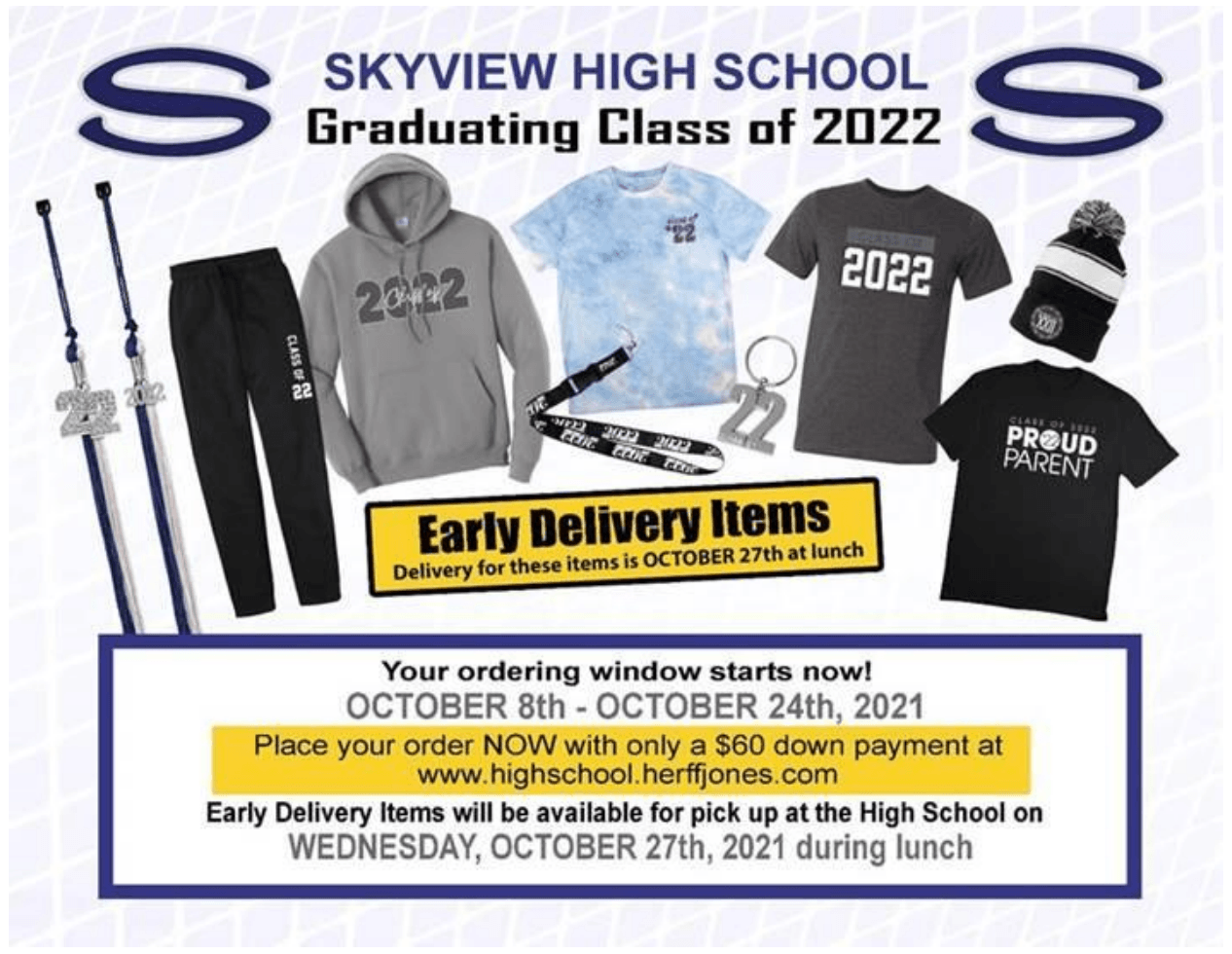 Class of 2022 graduation ordering information Skyview High School
